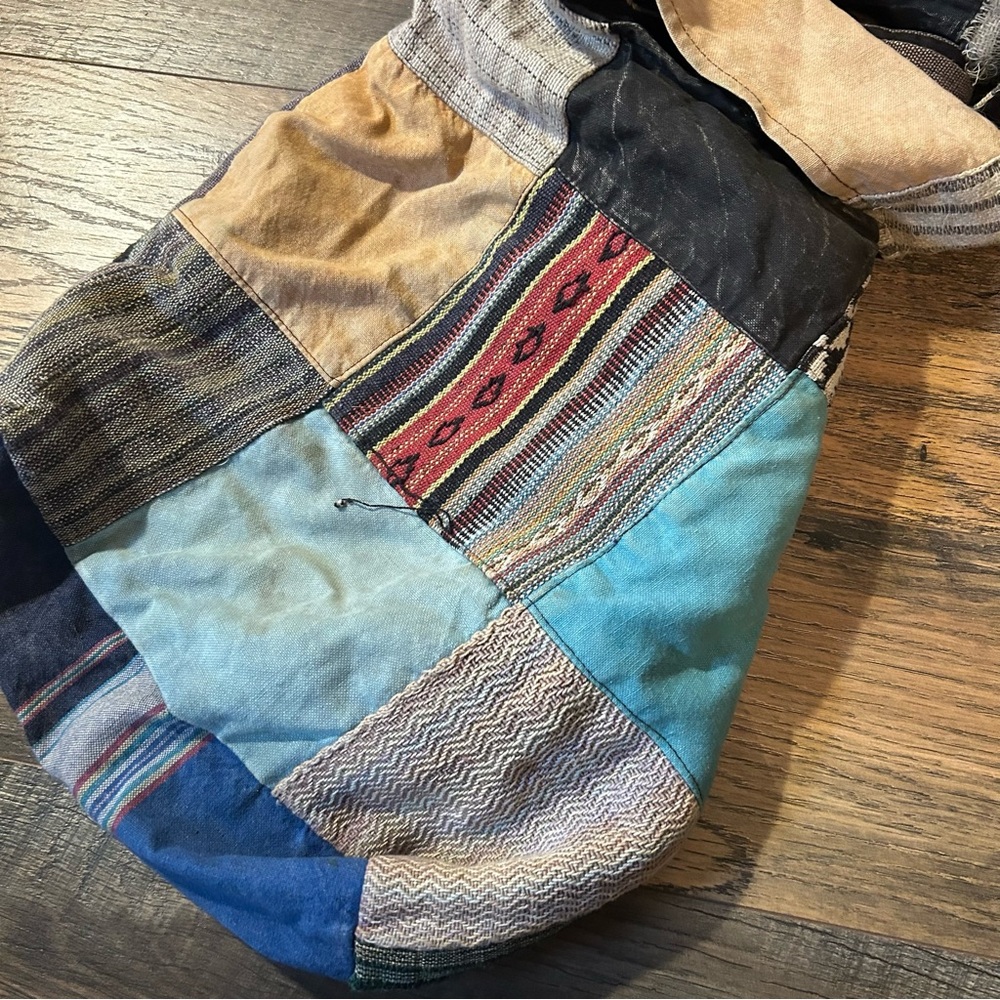 Patchwork Hippie Boho Bohemian Elephant Embroider… - image 3